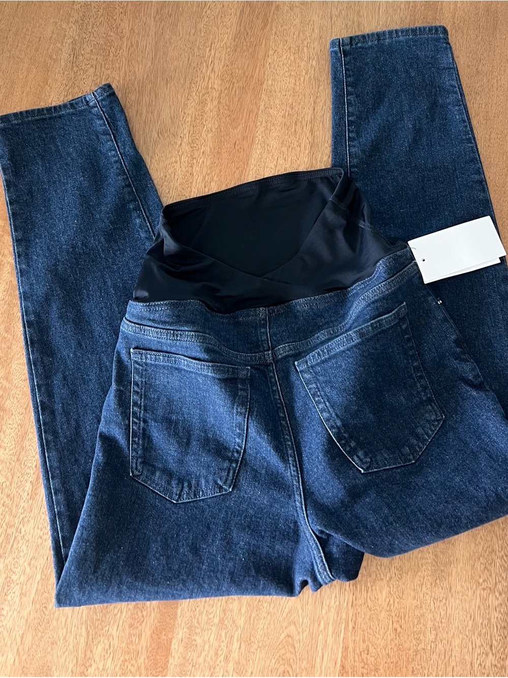 Isabel Maternity by Ingrid & Isabel Dark Blue Skinny Jeans - Picture 7 of 9